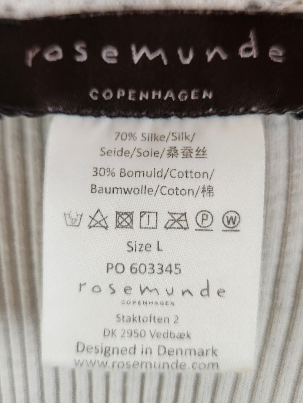 Rosemunde Copenhagen Silk & Cotton Lace Tank Top Cottagecore Soft Girl Large - Picture 3 of 8